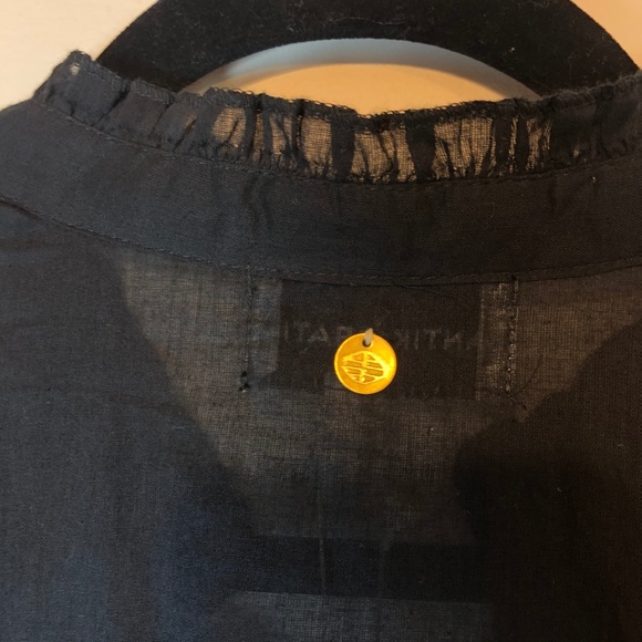 Antik Batik | Lara Cotton Blouse Black S 38 - Picture 5 of 5